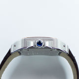 Cartier Santos 100 Two-Tone Mid-Size W20107X7 33MM Gold/Steel White Dial Full Set WARRANTY