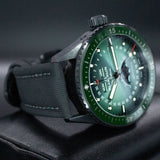 Blancpain Fifty Fathoms Bathyscaphe Quantieme Moonphase 5054-0153-B52A 43MM Green Dial Full Set WARRANTY
