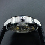 Glashutte Original PanoMaticLunar 1-90-02-43-32-05 40MM Steel Grey Dial Full Set WARRANTY