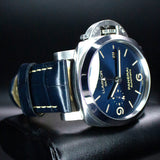 Panerai Luminor 1950 3 Days GMT 44MM Blue Dial PAM01033 44MM Steel Blue Dial WARRANTY