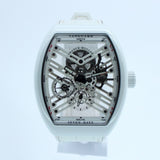 Franck Muller Vanguard Seven Days V45 S6 SQT TT BC BC SPE 45mm Titanium Skeleton Dial Full Set WARRANTY