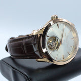 Carl F Bucherer Heritage Tourbillon Double Peripheral 00.10802.03.13.01 43MM Rose Gold Silver Dial