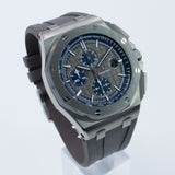 Audemars Piguet Offshore Chronograph Grey Dial With Blue External Zone 26400IO.OO.A004CA.02.A 44MM Titanium Grey Dial Full Set WARRANTY
