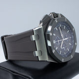 Audemars Piguet Offshore Chronograph Grey Dial With Blue External Zone 26400IO.OO.A004CA.02.A 44MM Titanium Grey Dial Full Set WARRANTY