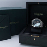 Audemars Piguet Offshore Chronograph Grey Dial With Blue External Zone 26400IO.OO.A004CA.02.A 44MM Titanium Grey Dial Full Set WARRANTY