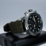 IWC Pilot’s Watch Spitfire IW387901 41MM Steel Black Dial Full Set WARRANTY