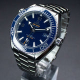Omega Seamaster Planet Ocean 600M 215.30.44.21.03.001 44MM Steel Blue Dial Full Set WARRANTY