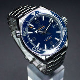 Omega Seamaster Planet Ocean 600M 215.30.44.21.03.001 44MM Steel Blue Dial Full Set WARRANTY