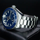 Omega Seamaster Planet Ocean 600M 215.30.44.21.03.001 44MM Steel Blue Dial Full Set WARRANTY