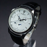 Jaeger-LeCoultre Master Geographic Q1428421 39MM Steel Silver Dial Full Set WARRANTY