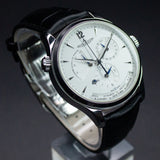 Jaeger-LeCoultre Master Geographic Q1428421 39MM Steel Silver Dial Full Set WARRANTY