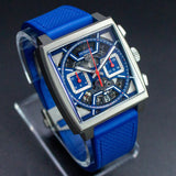 TAG Heuer Monaco Chronograph CBL2182.FT6235 39MM Titanium Skeleton Dial Full Set WARRANTY