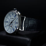 Ulysse Nardin Marine Chronograph Annual Calendar 1533-150/E0 43MM Steel White Dial Full Set WARRANTY