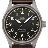 IWC Pilot's Watch Mark XVIII Heritage - 40.0 mm Titanium Case - Black Dial - Brown Calfskin Strap - IW327006