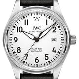 IWC Pilot's Watch Mark XVIII - 40.0 mm Stainless Steel Case - Silver Dial - Black Calfskin Strap - IW327012