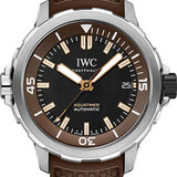 IWC Aquatimer Automatic Edition Boesch - Stainless Steel Case - Black Dial - Brown Rubber Strap Limited Edition of 100 - IW341002