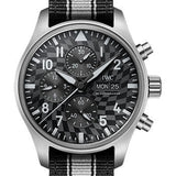 IWC Pilot’s Watch Chronograph Edition IWC x Hot Wheels™ Racing Works Watch - Titanium Case - Black Dial - Black And Grey Textile Strap Limited Edition of 50 - IW377904