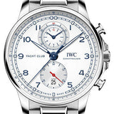 IWC Portugieser Yacht Club Chronograph - Stainless Steel Case - Silver-Plated Dial - Stainless Steel Strap - IW390702