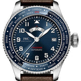 IWC Pilot’s Watch Timezoner Edition Le Petit Prince - Stainless Steel Case - Blue Dial - Brown Calfskin Strap Limited Edition of 1500 - IW395503