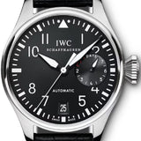 IWC Big Pilot's Watch - 46.2 mm Stainless Steel Case - Black Dial - Black Alligator Leather Strap - IW500901