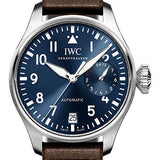 IWC Big Pilot's Watch Edition Le Petit Prince - 46.2 mm Stainless Steel Case - Blue Dial - Brown Calfskin Strap - IW501002