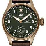 IWC Big Pilot’s Watch Big Date Spitfire Edition Mission Accomplished - Bronze Case - Green Dial - Brown Calfskin Strap Limited Edition of 500 - IW510506