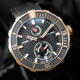 Ulysse Nardin Diver Chronometer Titanium & 18K Rose Gold 1185-170/BLACK 44mm Black Dial WARRANTY