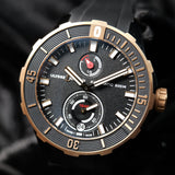 Ulysse Nardin Diver Chronometer Titanium & 18K Rose Gold 1185-170/BLACK 44mm Black Dial WARRANTY