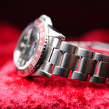 Rolex GMT Master Dated 1977 Matte Black Pepsi Steel Red Blue Jubilee 1675 40mm WARRANTY