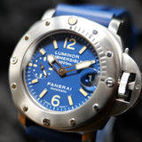 Panerai Luminor Submersible 1000M “La Bomba” PAM00087 PAM87 44mm Blue Dial WARRANTY