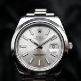 Rolex Datejust 116300 41MM Silver Dial Oyster WARRANTY