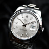 Rolex Datejust 116300 41MM Silver Dial Oyster WARRANTY