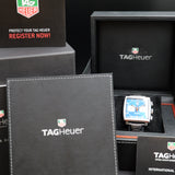 Tag Heuer Monaco CW2113 38MM Blue Dial Full Set WARRANTY