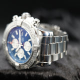 Breitling Super Avenger II A1337111/C871 48MM Blue Dial Full Set WARRANTY