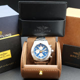 Breitling Super Avenger II A1337111/C871 48MM Blue Dial Full Set WARRANTY
