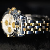 Breitling Chrono Cockpit Two-Tone B13358 39MM Mother of Pearl Dial WARRANTY