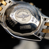 Breitling Chrono Cockpit Two-Tone B13358 39MM Mother of Pearl Dial WARRANTY