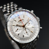 Breitling Navitimer B01 Chronograph AB0139/211G1P1 41MM Silver Full Set WARRANTY