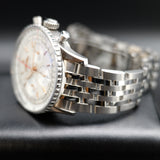 Breitling Navitimer B01 Chronograph AB0139/211G1P1 41MM Silver Full Set WARRANTY