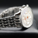 Breitling Navitimer B01 Chronograph AB0139/211G1P1 41MM Silver Full Set WARRANTY