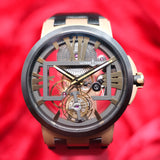 LIMITED EDITION Ulysse Nardin Executive Rose Gold Skeleton Dial Tourbillon 1712-139 45MM Full Set WARRANTY