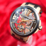 LIMITED EDITION Ulysse Nardin Executive Rose Gold Skeleton Dial Tourbillon 1712-139 45MM Full Set WARRANTY