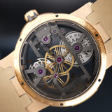 LIMITED EDITION Ulysse Nardin Executive Rose Gold Skeleton Dial Tourbillon 1712-139 45MM Full Set WARRANTY