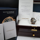 LIMITED EDITION Ulysse Nardin Executive Rose Gold Skeleton Dial Tourbillon 1712-139 45MM Full Set WARRANTY