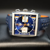 TAG Heuer Monaco Steve McQueen Gulf Edition CAW211R.FC6401 39mm Blue Orange Dial WARRANTY