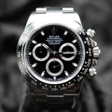 Rolex Daytona Reverse Panda Chronograph 116500LN 40MM Black Dial Oyster WARRANTY