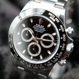 Rolex Daytona Reverse Panda Chronograph 116500LN 40MM Black Dial Oyster WARRANTY