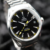 Omega Seamaster Aqua Terra Bumblebee 231.10.42.21.01.002 41.5MM Black Dial Full Set WARRANTY