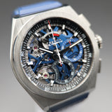 Zenith Defy El Primero 21 95.9002.9004/78.R584 44MM Titanium Skeleton Dial Full Set WARRANTY