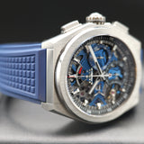 Zenith Defy El Primero 21 95.9002.9004/78.R584 44MM Titanium Skeleton Dial Full Set WARRANTY